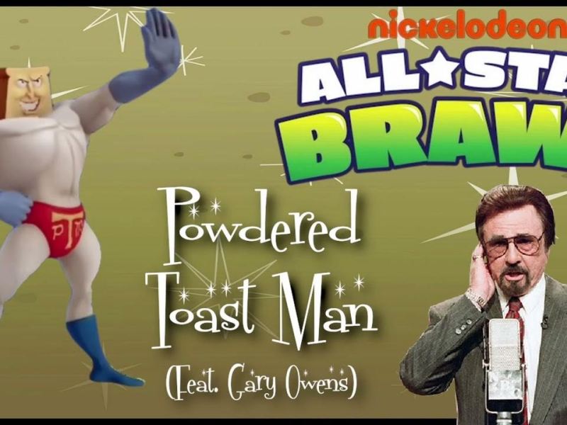 Nickelodeon All-Star Brawl – Powdered Toast Man – All Voice Lines (Feat. Gary Owens)